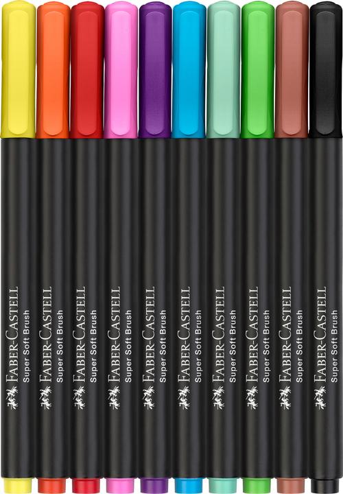 Image du produit Faber-Castell Brush Pen édition noire (Tri par couleur (10 couleurs), 10 x)