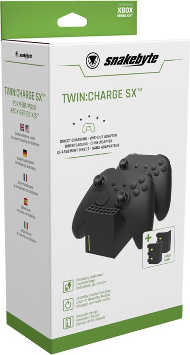 Immagine prodotto Snakebyte Doppia carica SX (Xbox Series X, Xbox One X, Xbox One S, Xbox Serie S)