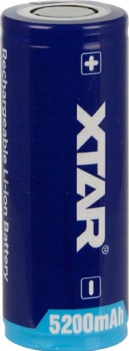 Image du produit Xtar 5200mAh 3,6V 26650 akumuliatorius su PCB (1 pcs, 26650, 5200 mAh)