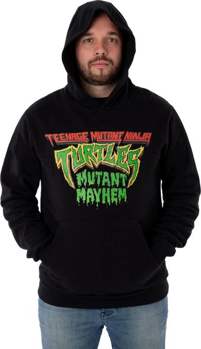 Immagine prodotto Teenage Mutant NT Mayhem Felpa con Cappuccio Logo Uomo (XXL)