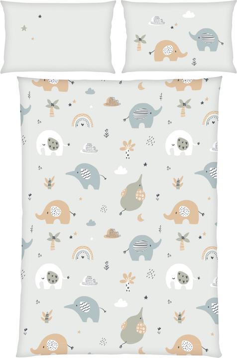 Produktbild Herding Kinder-Bettwäsche "Elefant"