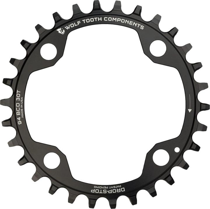 Image du produit Wolf Tooth SRAM plateau, 94 BCD, 4 trous, 32 dents, black (94)