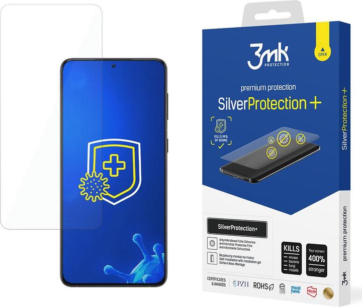 Actual product image 3MK SilverProtection+ screen protector, screen protector film (1 Piece, Samsung Galaxy S21 5G)
