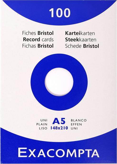 Exacompta Index cards, from 5 pieces