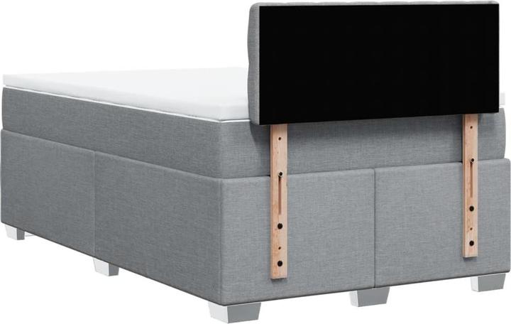 Actual product image VidaXL Bo x spring bed with mattress 120 x 190 cm fabric (120 x 190 cm)