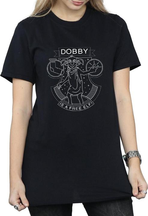 Actual product image Womens/Ladies Dobby Seal Cotton Boyfriend T-Shirt (3XL)