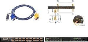 Image du produit Aten Câble KVM 2L-5202P PS/2, 1,8m