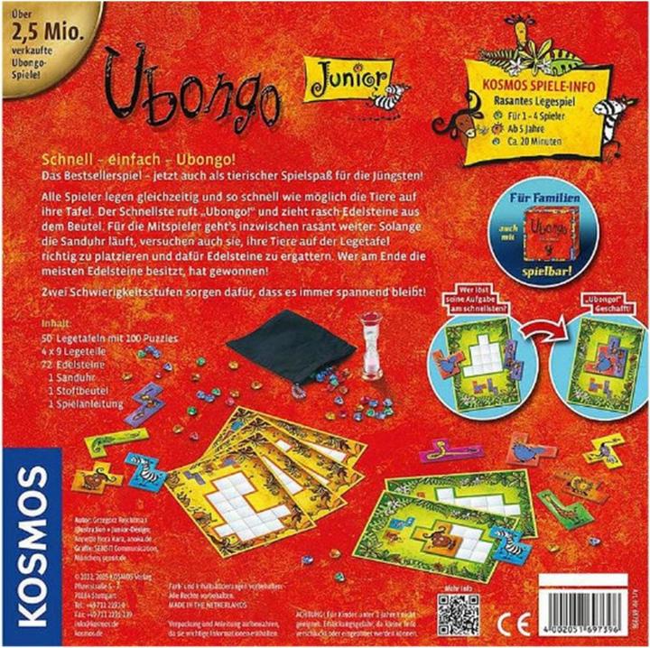 Produktbild Kosmos Ubongo Junior (Deutsch)