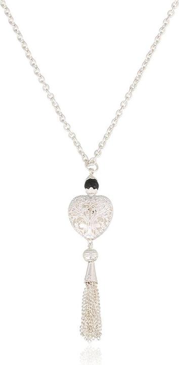 Immagine prodotto Andreani Collana con ciondolo a forma di cuore con pietre laviche (Metallo)
