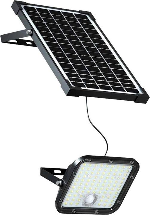 Actual product image V-TAC VT-432 10311 LED floodlight, solar module 30 W Cold white Black (4800 lm, IP65)