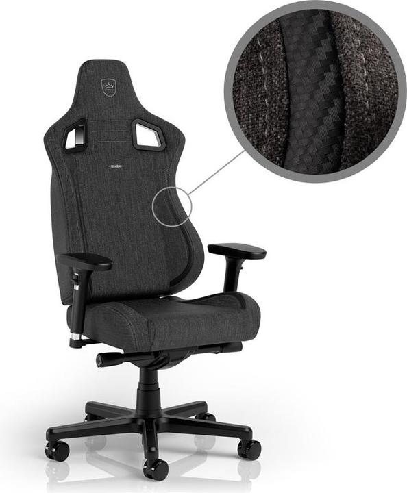 Image du produit noblechairs Chaise de jeu EPIC Compact TX - anthracite/carbone