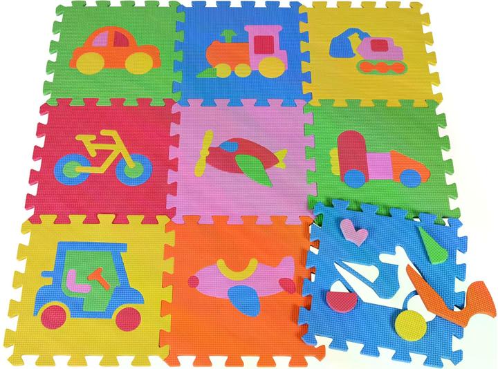 Immagine prodotto Knorrtoys Tappeto puzzle - "Veicoli"/10 pezzi/32 cm (32 x 32 cm)