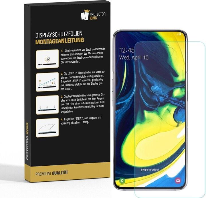 Produktbild Protectorking 4x Premium Displayschutzfolie 3D KLAR (4 Stück, Samsung Galaxy A80)