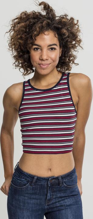 Actual product image Urban Classics Ladies Rib Stripe Cropped Top (L)