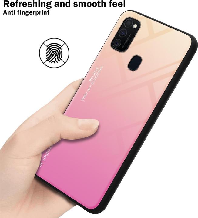 Produktbild Cadorabo TPU 2 Farben Glas Cover (Samsung Galaxy M21, Samsung Galaxy M30s)