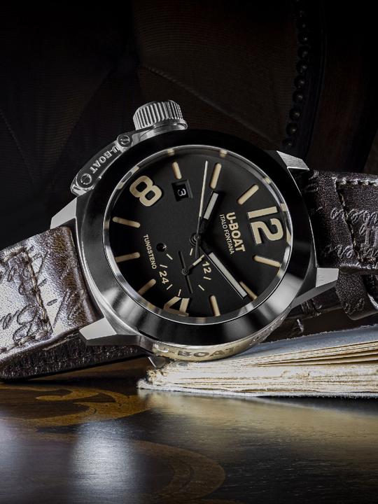 Produktbild U-Boat 8893 Classico Tungsteno Black Automatik Herrenuhr 42mm 10ATM (Swiss Made, 42 mm)