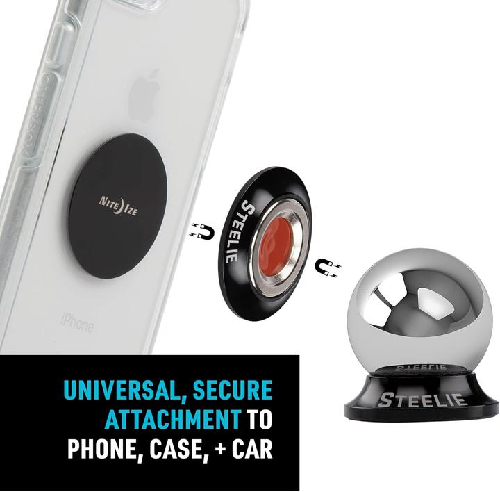 Actual product image Nite Ize Steelie® Orbiter™ Dash Kit