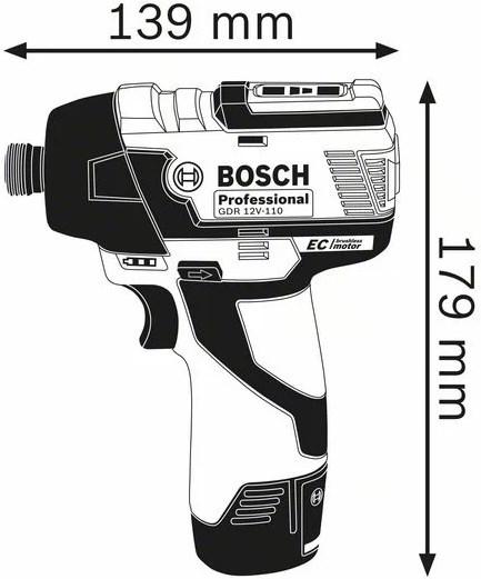Actual product image Bosch Professional GDR 12V-110 Battery impact wrench (Rechargeable battery operated)