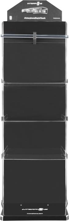 Interphone Glänzend schwarzes ABS Display