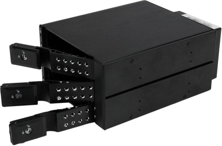 Produktbild StarTech 3-fach 3,5 Zoll trägerloser SATA Festplatten Aluminium Wechselrahmen Backplane