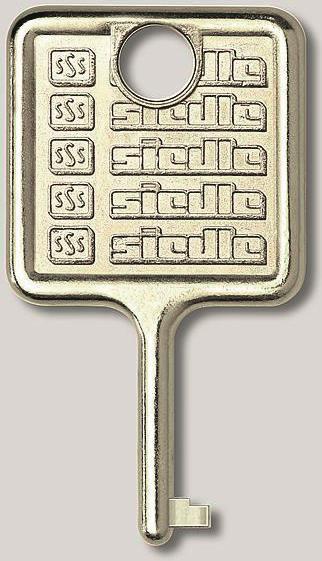 Produktbild Siedle Schlüssel IM 511-0 f.Informations-Modul Edelstahl gebürste