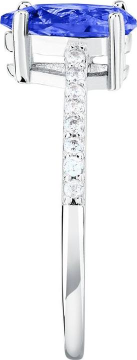 Image du produit Morellato Elégante bague en argent avec zircons Tesori SAIW2040 - Circuit : 58 mm (58, Argent 925)