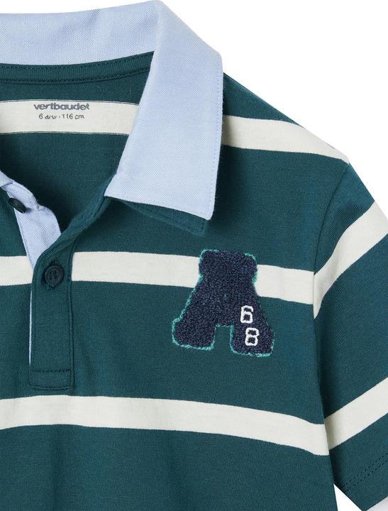 Actual product image Vertbaudet Jungen Poloshirt mit doppeltem Kragen und Recycling-Baumwolle (86)