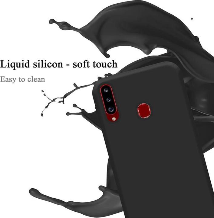 Actual product image Cadorabo TPU Liquid Silicone Case Cover (Samsung Galaxy A20s)