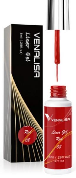 Immagine prodotto Venalisa Liner Gel Rosso (Smalto per unghie effetto gel)