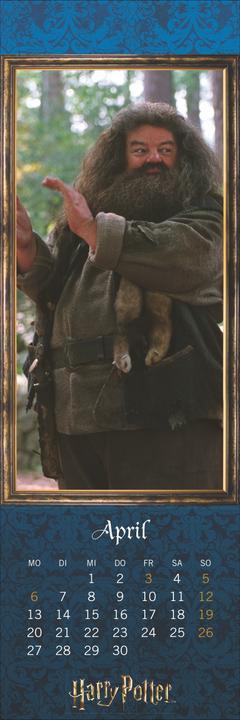 Actual product image Harry Potter Lesezeichen & Kalender 2026 (6 x 18 cm, Hardcover, German)