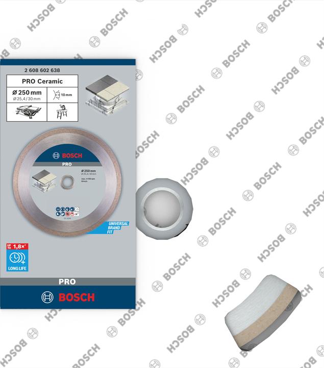 Produktbild Bosch Professional Zubehör PRO Ceramic Diamanttrennscheibe, 250 x 30/25,4 mm