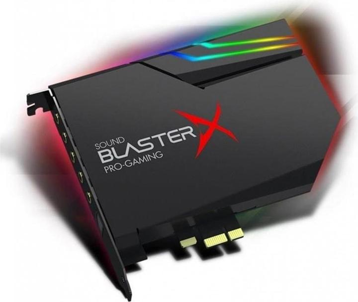 Image du produit Creative Carte son de jeu Sound BlasterX AE-5 Plus Hi-Res / DAC - RGB, PCIe (PCI-E x1)