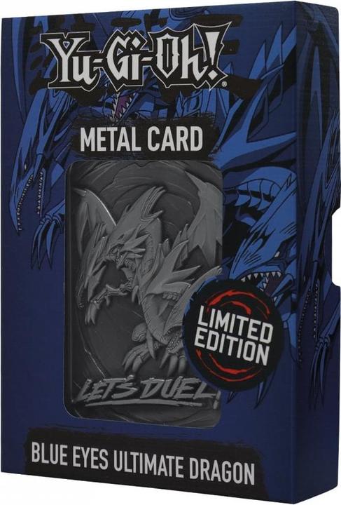 Image du produit Yu-Gi-Oh ! Blue Eyes ultimate Dragon Metal Card (Pack de boosters)