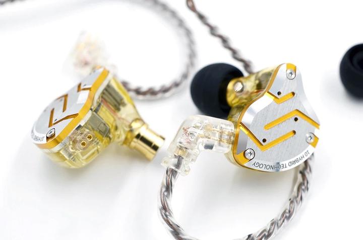 KZ Akustik ZS10 Pro. Goldene 3 5-mm-Ohrhörer (Kabelgebunden)