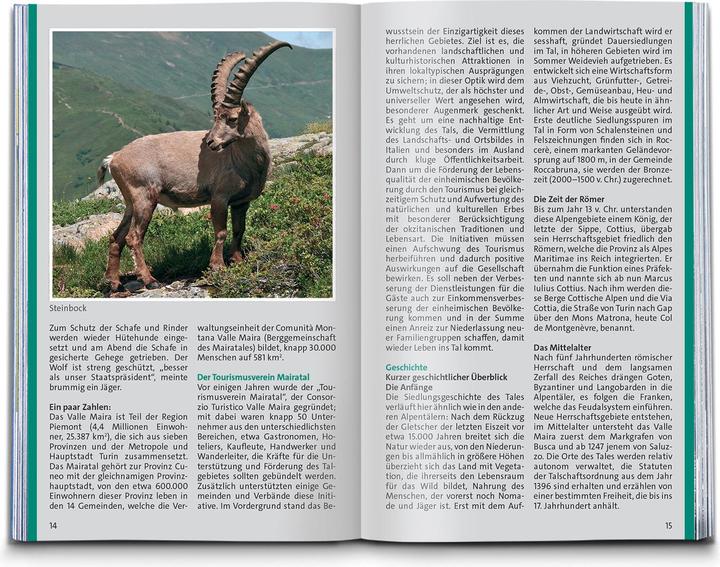 Image du produit Guide de randonnée Piémont, Vallée Maira, 35 itinéraires avec carte touristique supplémentaire