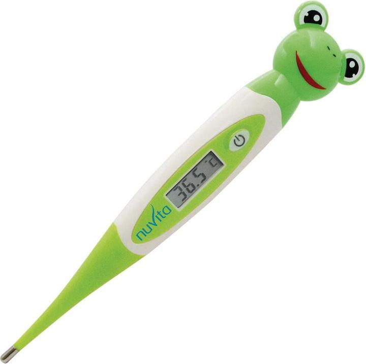 Immagine prodotto Nuvita Termometro digitale con punta flessibile - Rana (Ascella, Orale, Rettale)