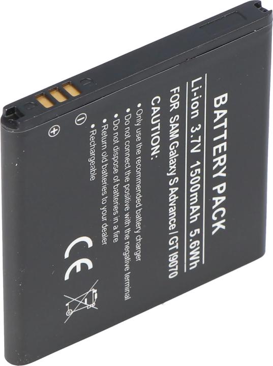Actual product image Samsung Akku Galaxy S Advance, GT-I9070, EB535151VU