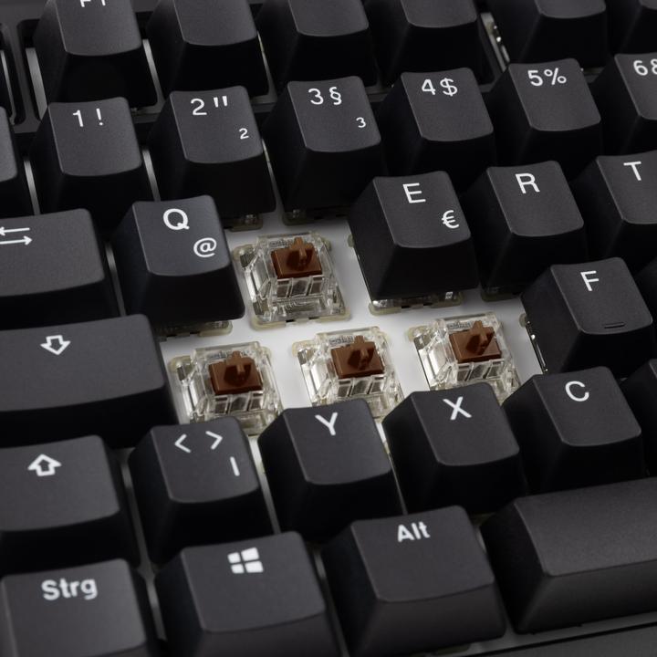 Actual product image Ducky Tinker 75 Gaming Keyboard, RGB - MX-Brown (ISO-DE) (DE, Cable)