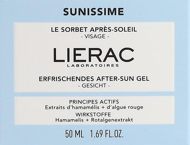 Nutritional values and ingredients Lierac Sunissime (Gel, 50 ml)