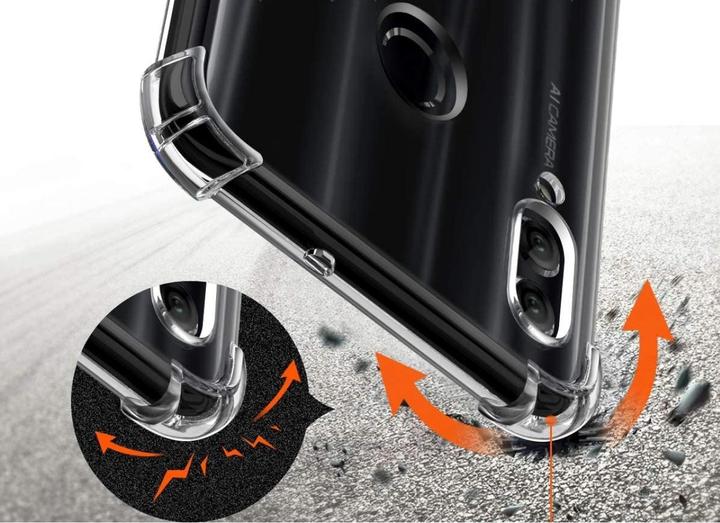 Produktbild Screenguard Huawei P Smart 2019 Hülle Crystal Soft Airbag Bumper (Huawei P Smart (2019))