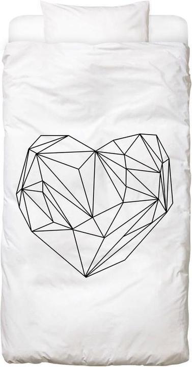 Actual product image Juniqe Heart Graphic - Hearts (Bedding set, 150 x 200 cm, 50 x 70 cm)