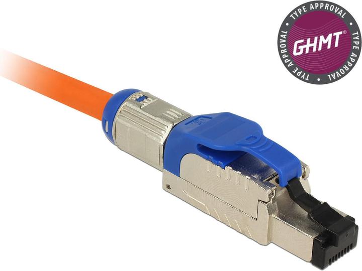 Actual product image Delock Field-wireable RJ45 connector (Network cable plug)