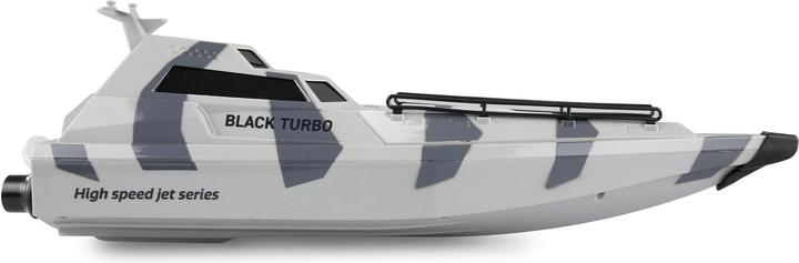 Actual product image Amewi Boat Black Turbo military boat white, 420 mm, RTR
