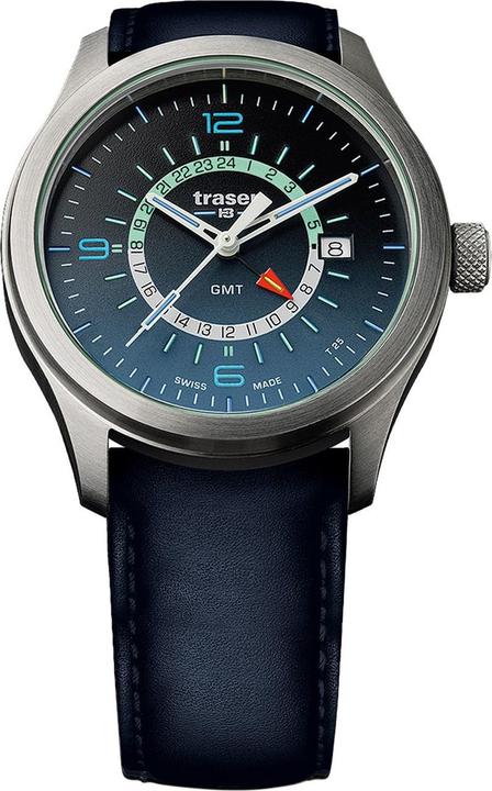 Actual product image Traser P59 Aurora GMT (Analogue wristwatch, 42 mm)