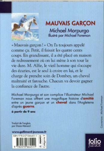 Immagine prodotto Mauvais garçon (Francese, Morpurgo Michael, 2015)
