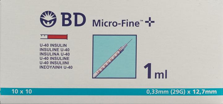 Produktbild BD Insulin Spritzen (Insulinspritze)