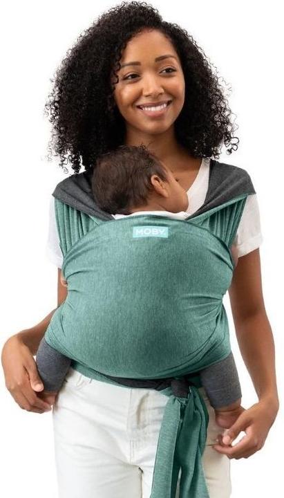 Moby Wrap Reversible sling, jade-grey (0.60 m)