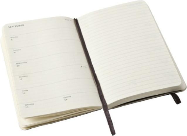 Actual product image Moleskine Weekly calendar (A6, Pocket, English)