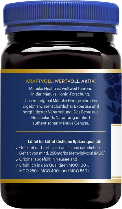Actual product image Manuka Health MGO 250+ Manuka Honey 500 g (500 g)
