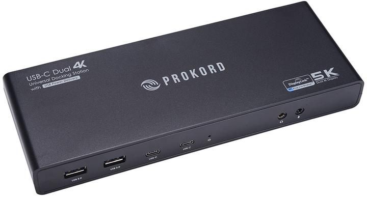 Actual product image Prokord Workplace Docking Station USB-C 5k Dual Monitor - Charging (USB-C)